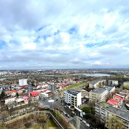 Apartment Sky-high: 15th Floor Modern In Doamna Ghica Area
